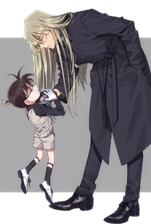 画师笔下的名侦探柯南 安室透好像柯南的亲哥哥 腾讯新闻