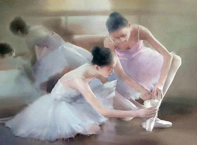 水彩|柳毅笔下的水彩芭蕾舞者美到窒息，让人心动不已！