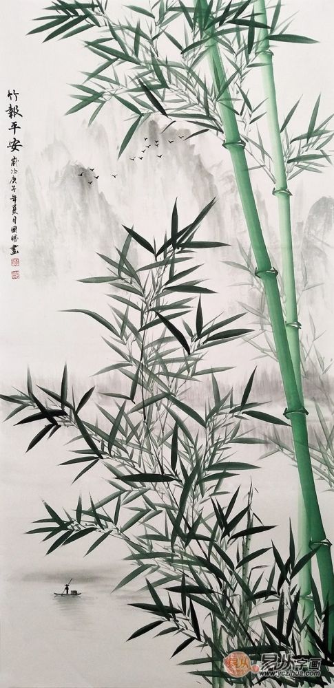 李国胜|擅长画竹子的画家 画家李国胜山水竹子画艺术鉴赏