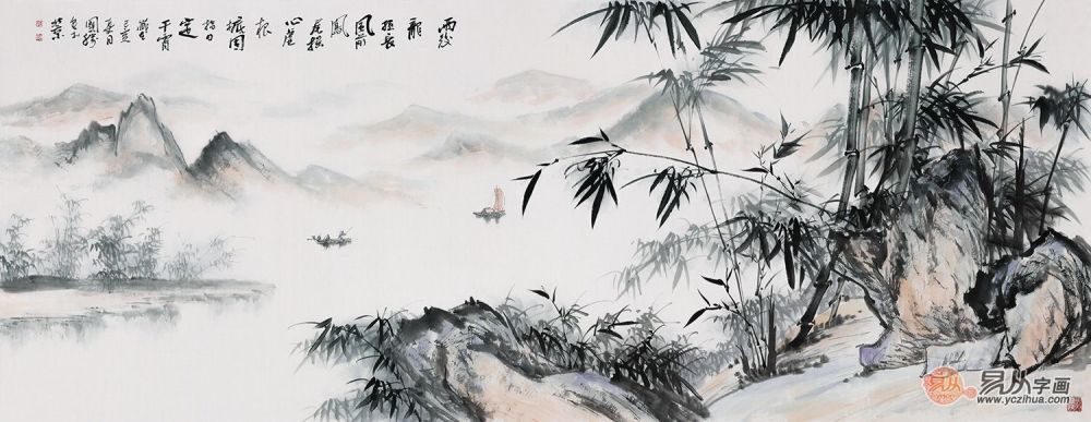李国胜|擅长画竹子的画家 画家李国胜山水竹子画艺术鉴赏