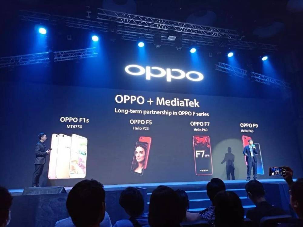 oppo在泰国发布f系列