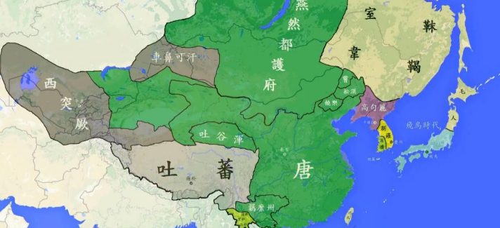 唐帝国版图图片