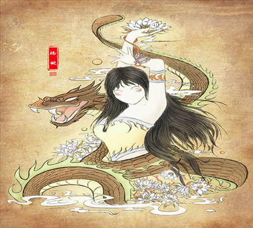 曾协助补天的女娲后人白矖生下了白素贞而同门腾蛇却和她反目成仇