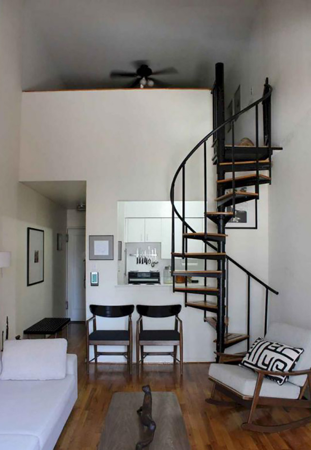 7大小户型楼梯设计省空间具实用等我买了loft就这么装