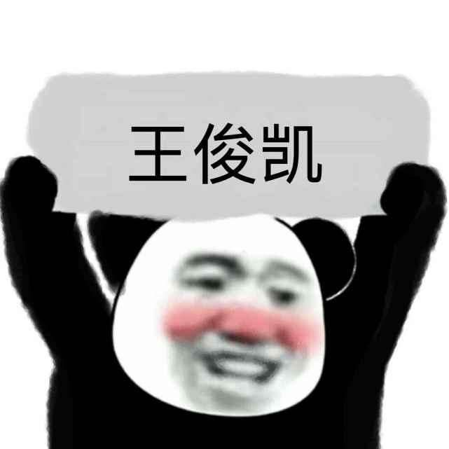爱豆熊猫头表情包你的爱豆是谁呀