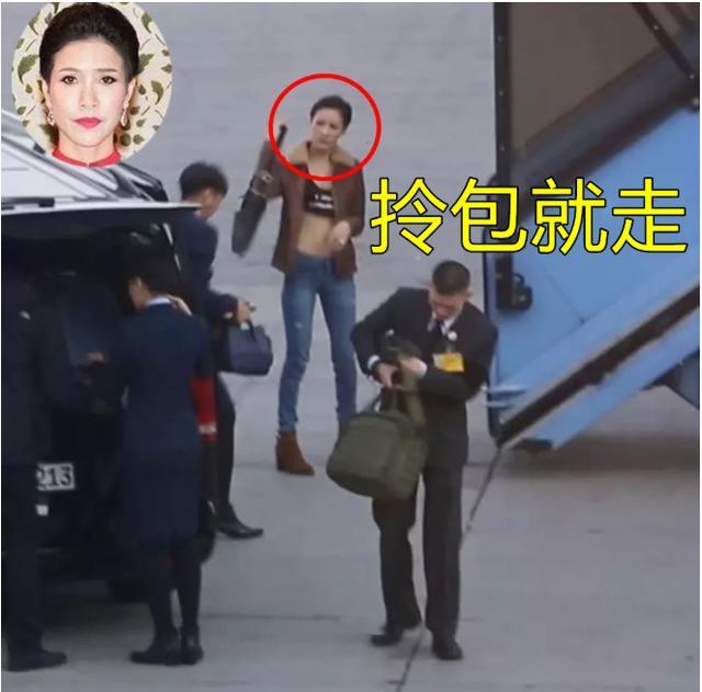 诗妮娜真会打扮棕色外套配牛仔裤彰显贵妃35岁高级品味