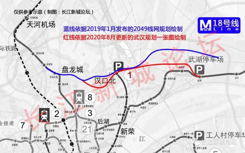 在盤龍二路附近拐上騰龍大道,沿騰龍大道延長線過灄水河,武湖段沿武陽