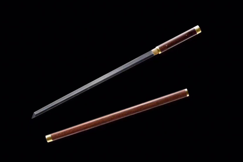 素装花梨唐横刀