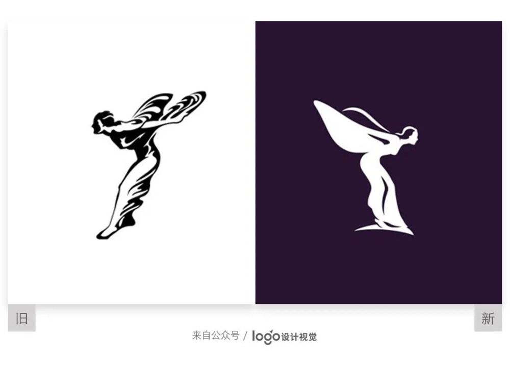 劳斯莱斯新logo曝光飞天女神变漂亮了