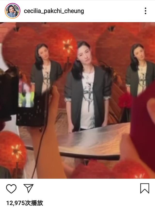 张柏芝|张柏芝晒工作视频，小腹凸出明显被疑怀四胎，生女早有打算