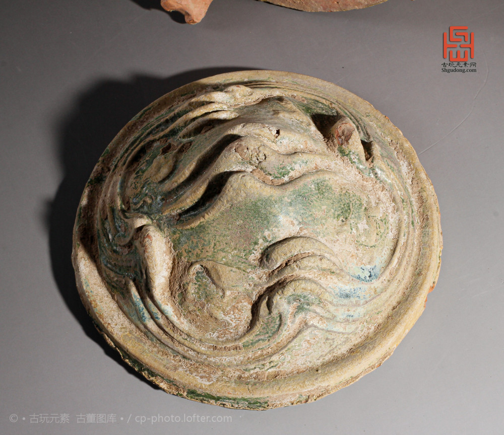 纹饰|汉绿釉博山炉