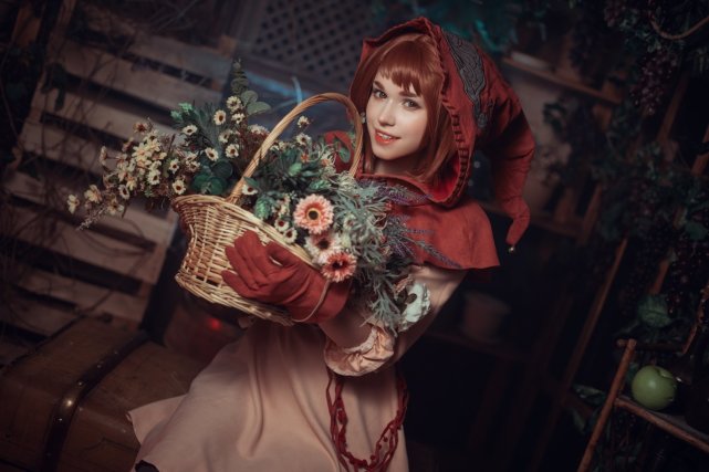 巫女cos哪家强,林中女巫"小红帽",骑着扫把的童年回忆赫敏