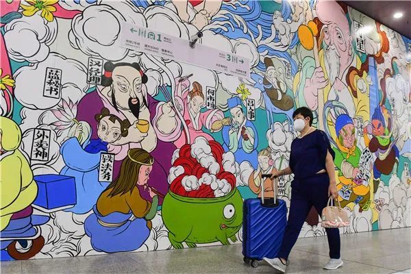 文那|造神女孩文那，用一支画笔让众神在国贸CBD上班了