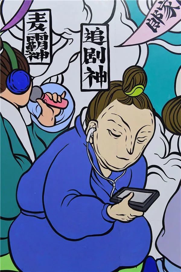 文那|造神女孩文那，用一支画笔让众神在国贸CBD上班了