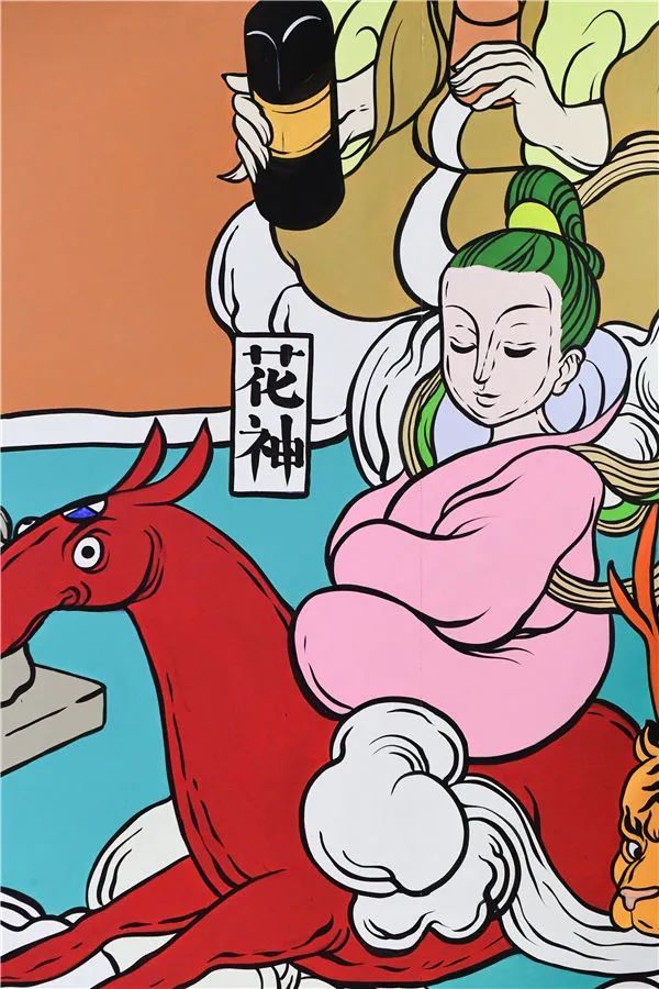 文那|造神女孩文那，用一支画笔让众神在国贸CBD上班了