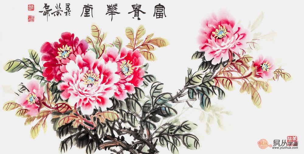 花鸟画|当代名家手绘的花鸟画 作为客厅字画装饰恰到好处