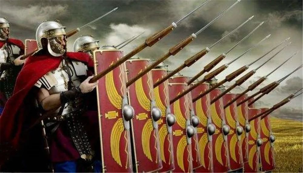 古罗马重盾示意图到公元前340年,重盾已成为军团兵的标准盾牌,他们大