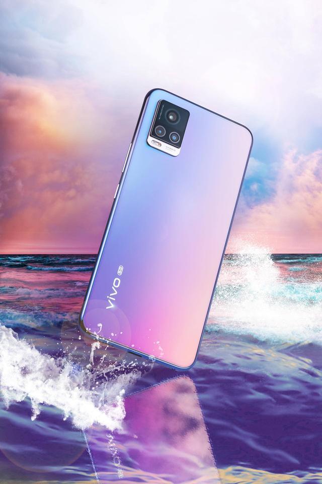 破晓后浪花之美 vivo s7莫奈漫彩图赏