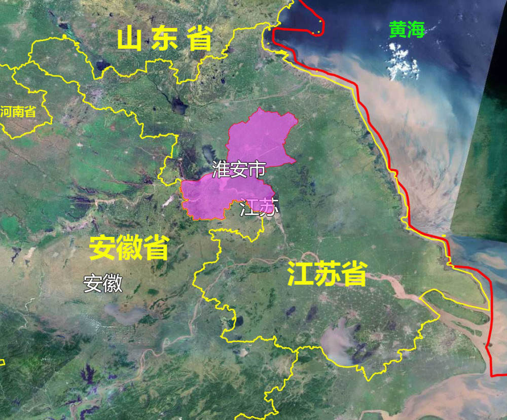 淮安半岛位置图片