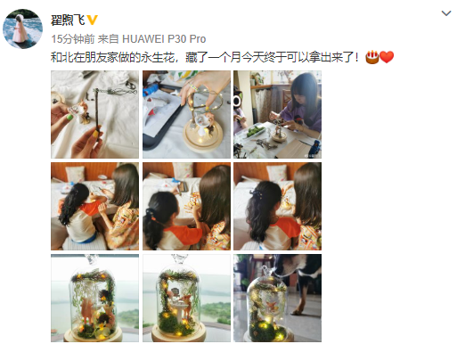 翟煦飞|翟煦飞低调为老公雷佳音庆生，和女儿偷做礼物，藏一个月后送惊喜