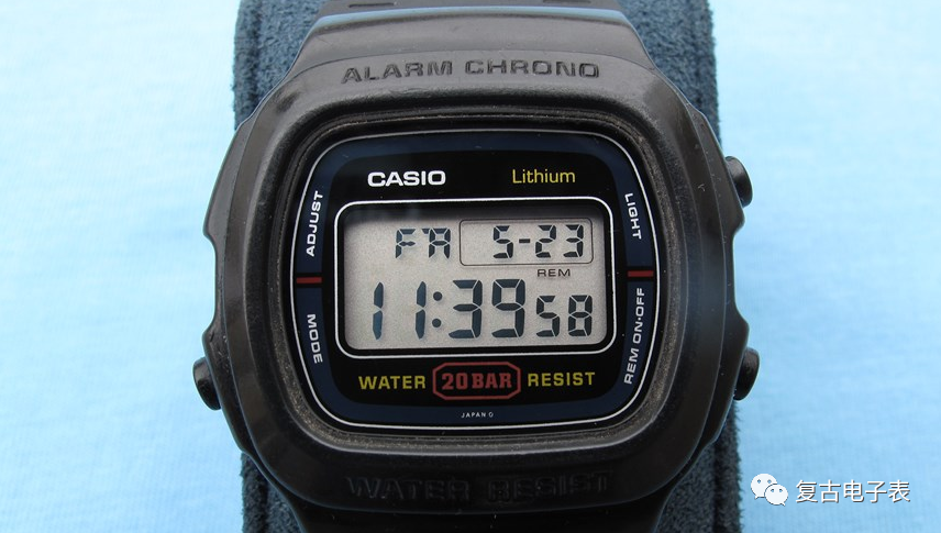 卡西欧反逻辑的挥毫画皮——casio dw310之hd 300m/20bar