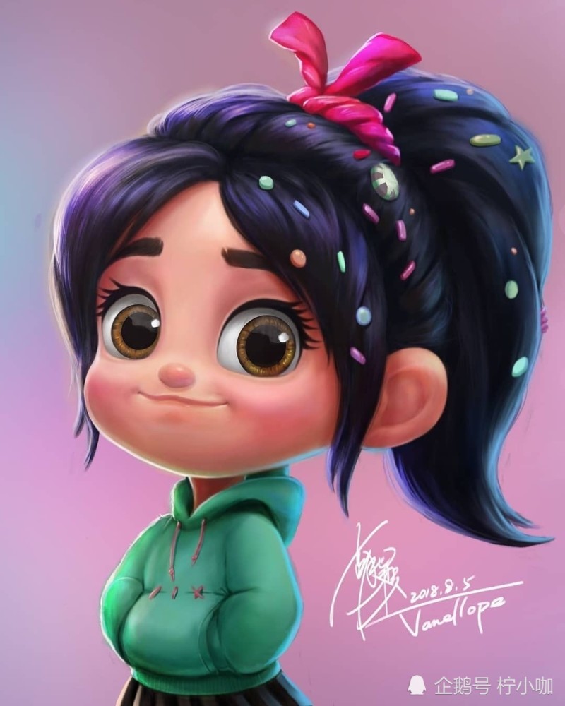 大眼卡通女孩,这类漫画形象拿来做社交媒体头像,真的特别香_腾讯新闻