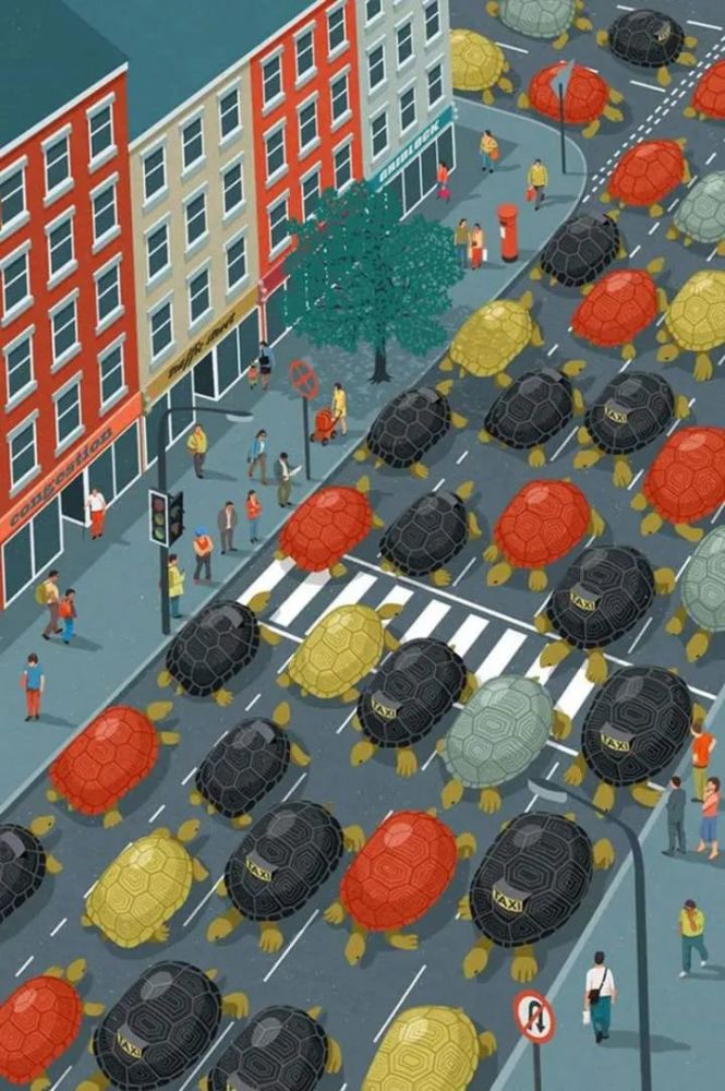 插画|太真实了，这23幅讽刺当代人生活的插画，画到我们心里去了