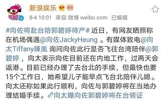 郭碧婷|郭碧婷临产，向佐终于现身：豪门婚姻，不是你想象的那样