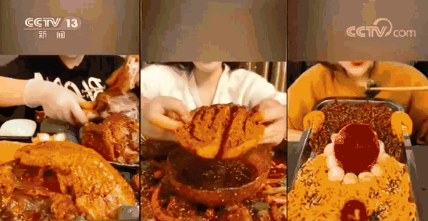 大胃王吃播套路:用30个小时实现了一次性吃完所有食物的效果