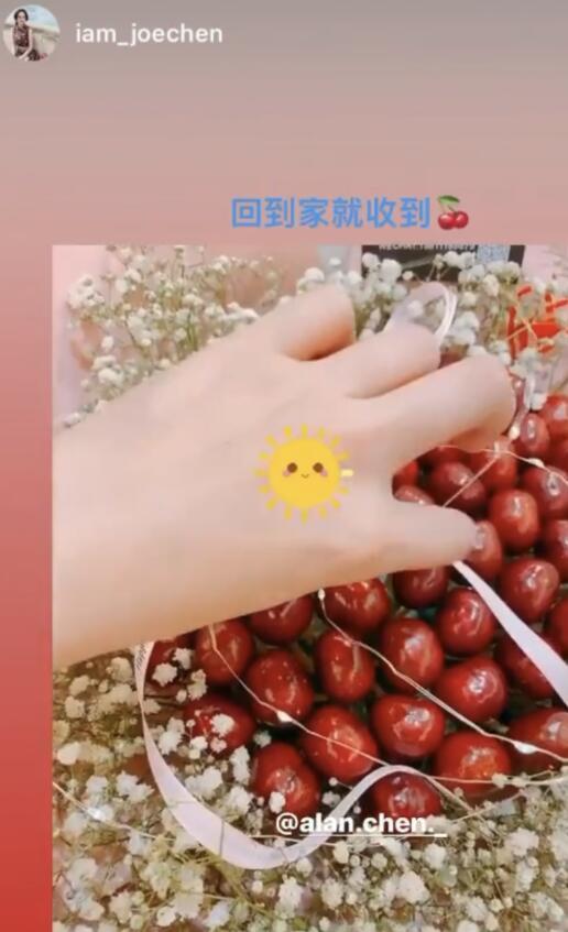 陈乔恩|陈乔恩深夜晒美照，艾伦甜蜜表白：好美好优雅，乔恩调皮：你好有眼光