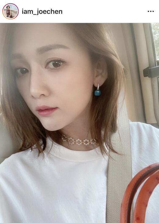 陈乔恩|陈乔恩深夜晒美照，艾伦甜蜜表白：好美好优雅，乔恩调皮：你好有眼光