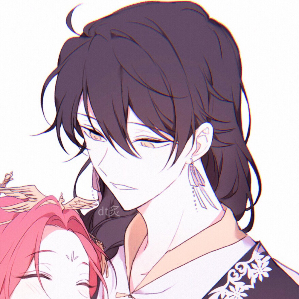 倾心温柔动漫情侣头像世上总有些人是谈不来的何必计较太多