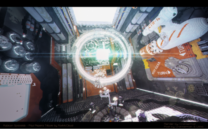 我的世界|《我的世界》大神建造神秘实验室 造价超百万方块 科技感十足