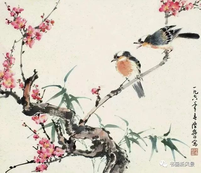 陆抑非|花鸟大师陆抑非的梅兰竹菊！