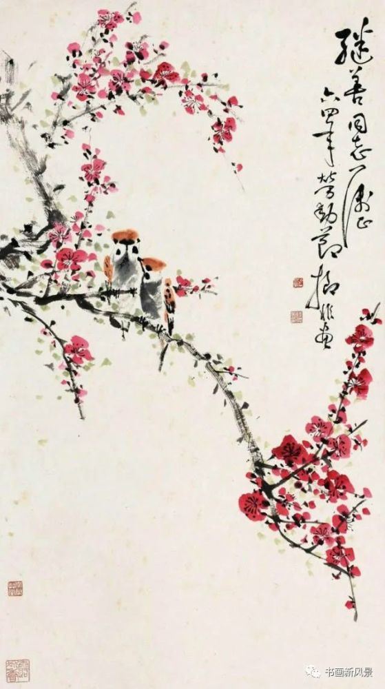 陆抑非|花鸟大师陆抑非的梅兰竹菊！