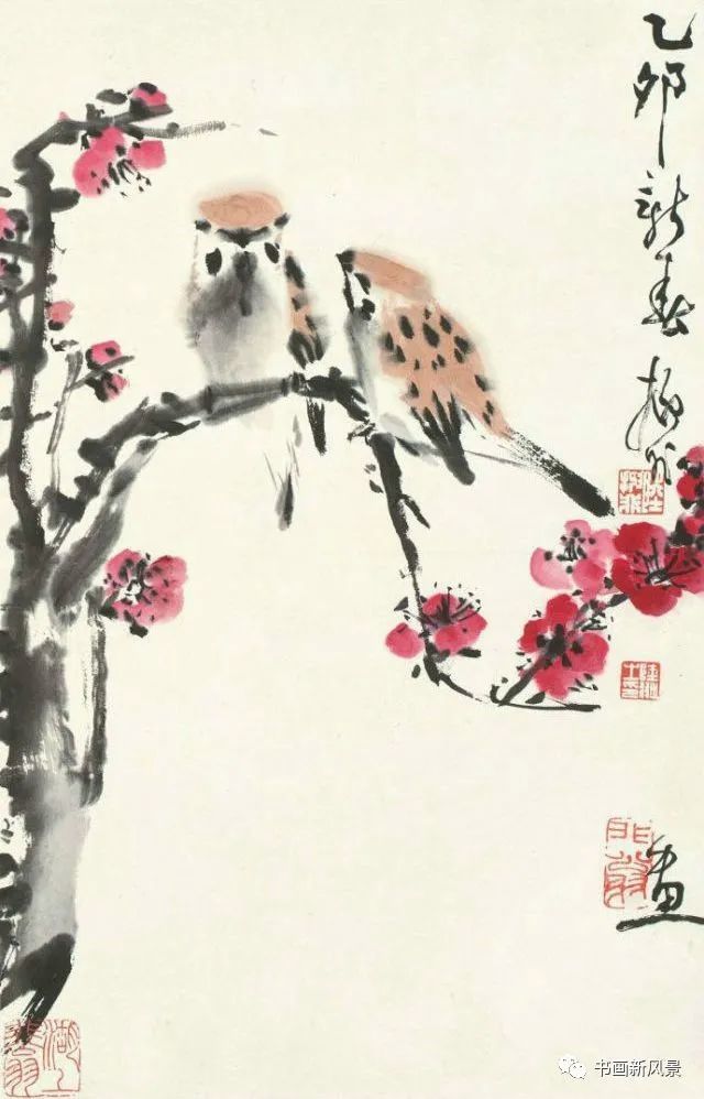 陆抑非|花鸟大师陆抑非的梅兰竹菊！