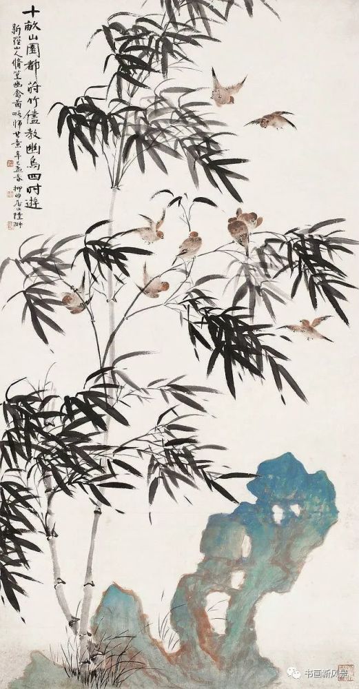 陆抑非|花鸟大师陆抑非的梅兰竹菊！