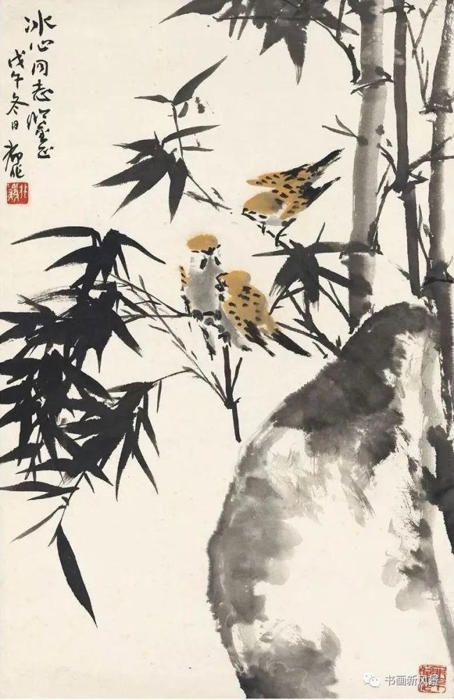 陆抑非|花鸟大师陆抑非的梅兰竹菊！