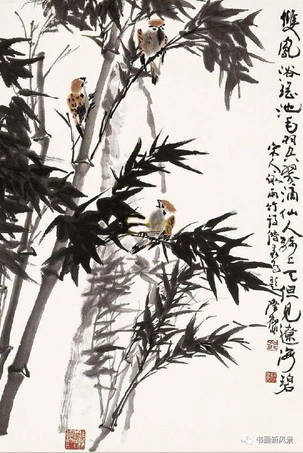 陆抑非|花鸟大师陆抑非的梅兰竹菊！