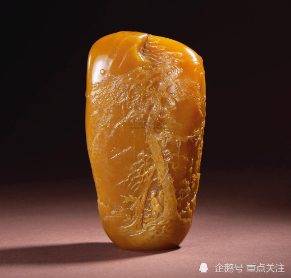 田黄石|一块田黄换一套房：石中皇帝，田黄石天价拍卖成交记录