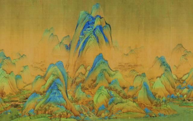 富春山居图|18岁的千里江山图，80岁的富春山居图