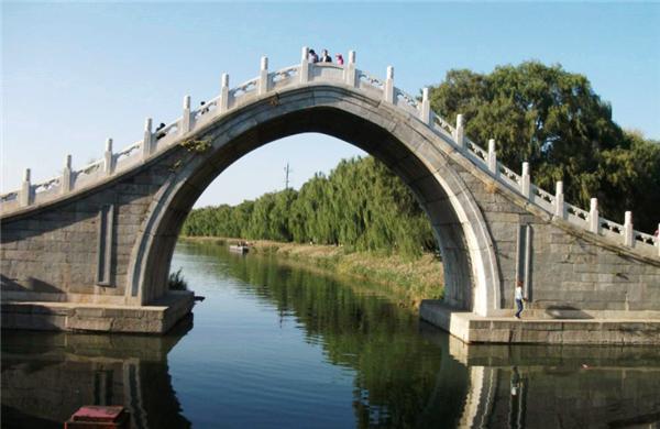 根据《水经注》的记载,在河南洛阳东面有一座名为"旅人桥"的石拱桥,它