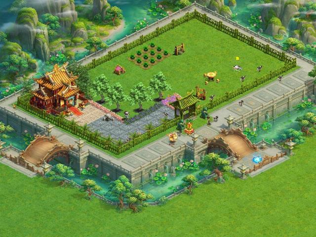 神武4电脑版庭院鉴赏像素画花体字齐登场绿色留白忆起童年