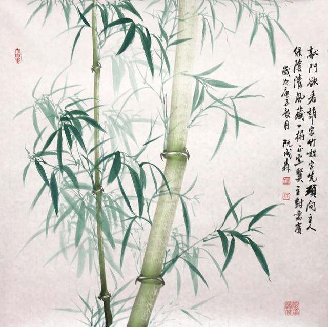 阮成森|当代竹王、著名国画家阮成森作品欣赏