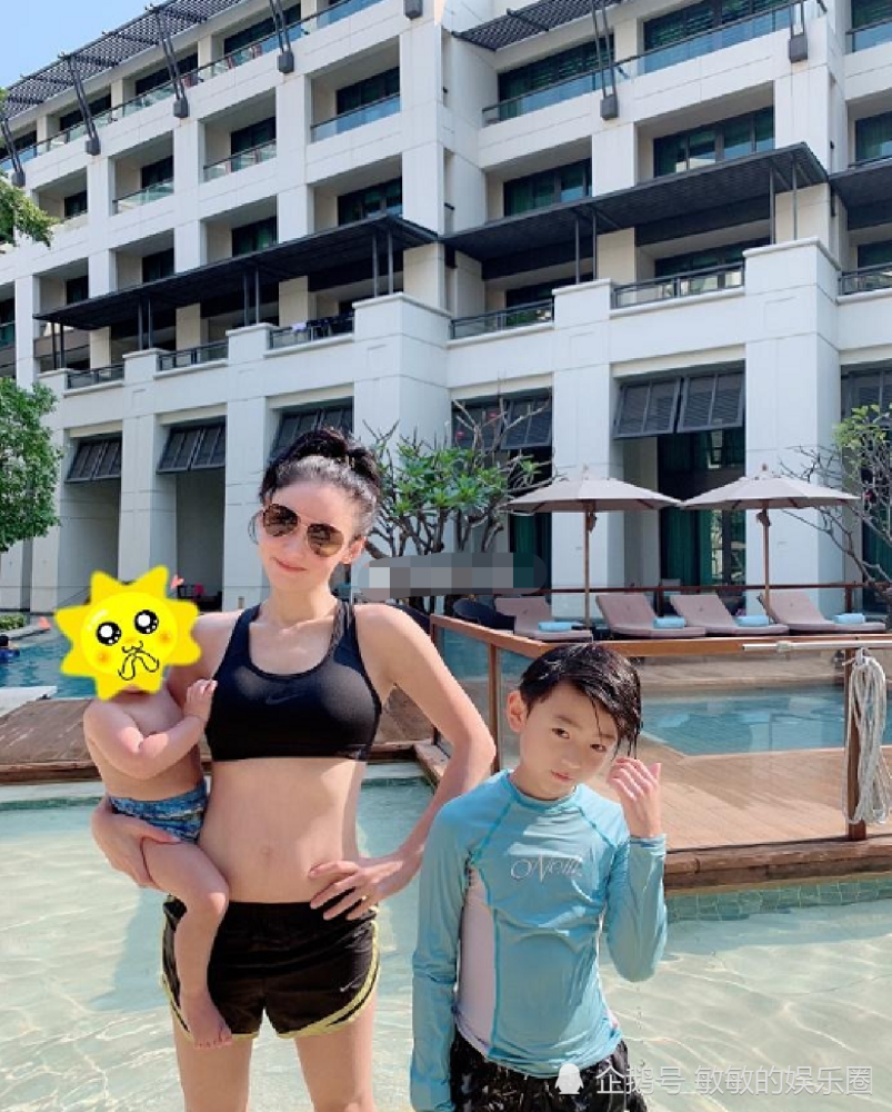 张柏芝|三胎生父真是谢霆锋？张柏芝小儿子画庆生画，配文“爸爸”引猜测