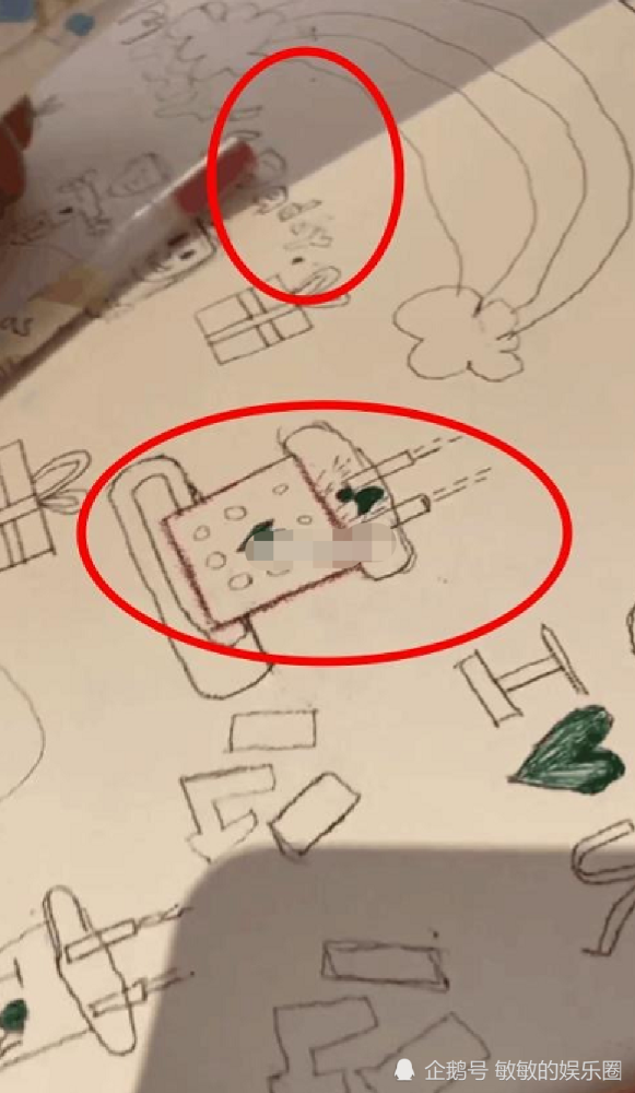 张柏芝|三胎生父真是谢霆锋？张柏芝小儿子画庆生画，配文“爸爸”引猜测