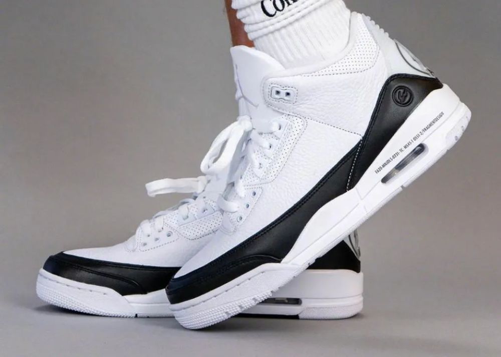 陈冠希和林俊杰上脚藤原浩全新aj3联名又一双爆款发布