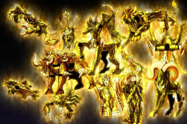 12位黄金圣斗士们给大家留下深刻的印象,自从出现黄金神斗士以后,他们