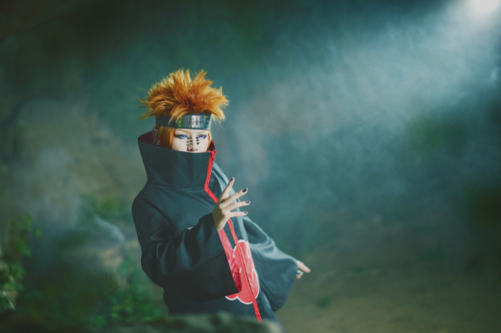 【火影忍着】六道佩恩 天道cosplay_腾讯新闻