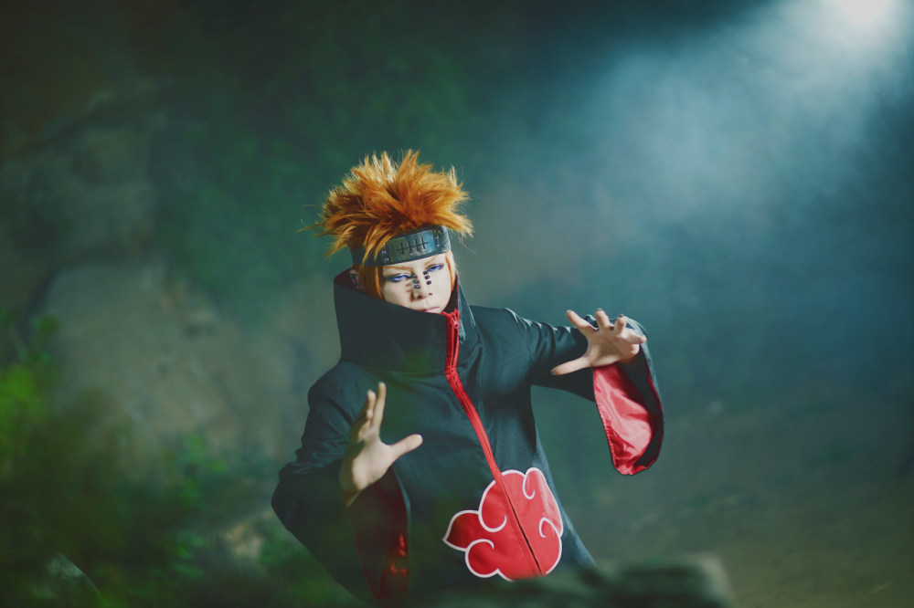 【火影忍着】六道佩恩 天道cosplay_腾讯新闻